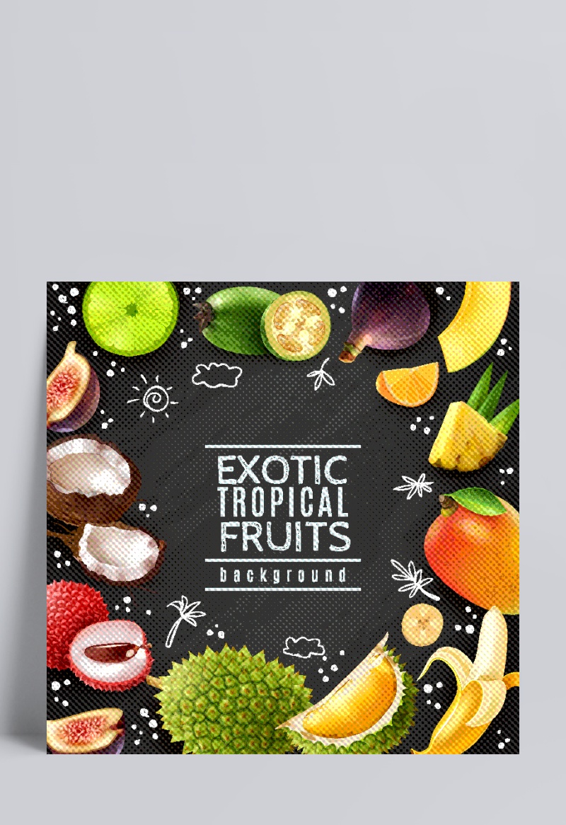 热带水果框架