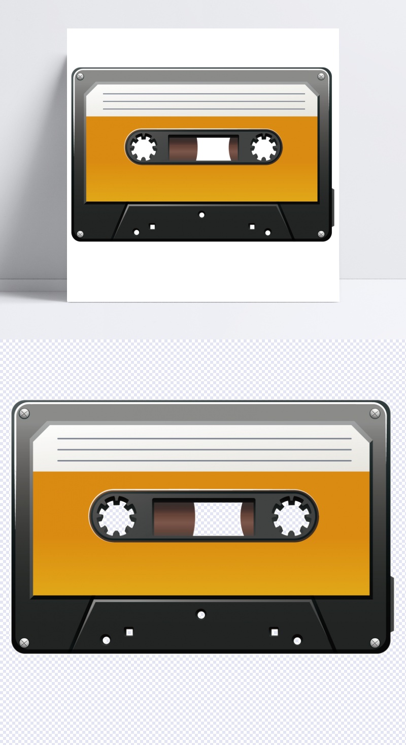 磁带设计模板素材