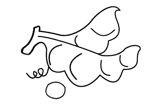 豌豆简笔画