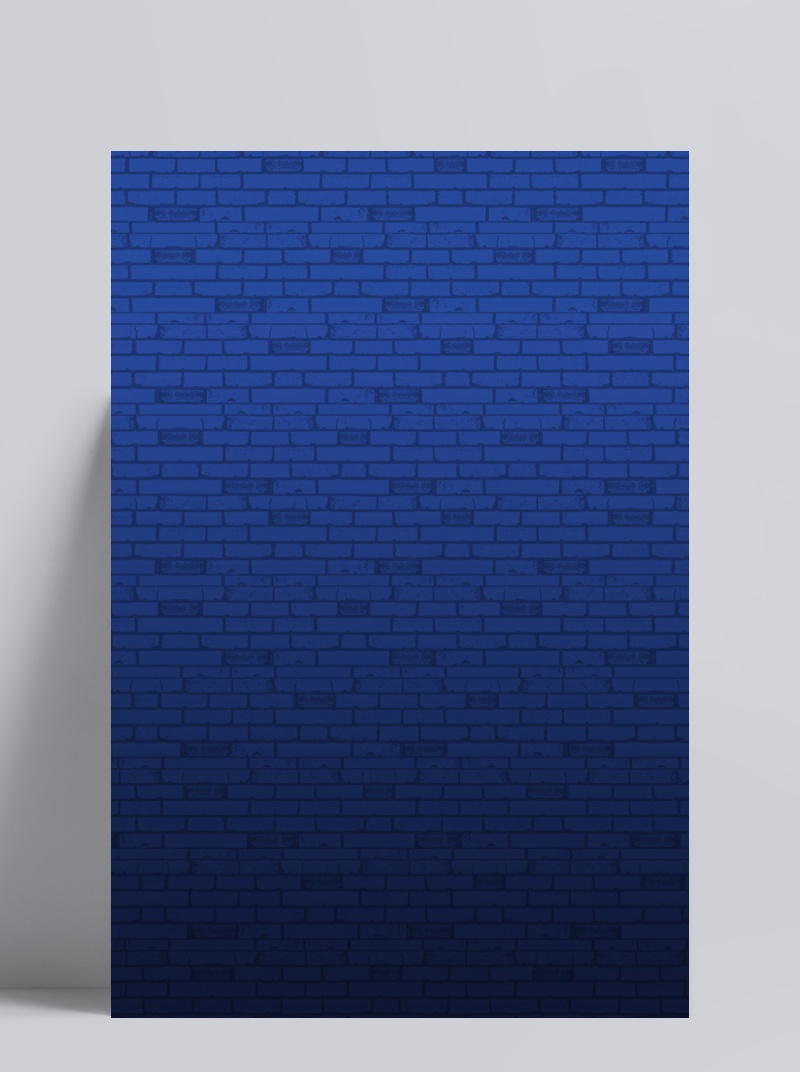 蓝色墙壁背景