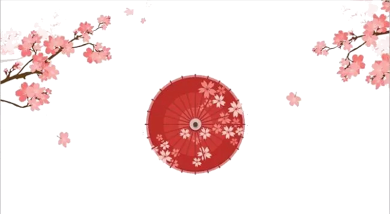 日本樱花装饰图片