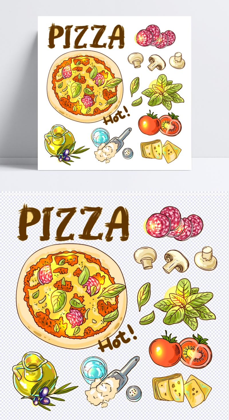 披萨意大利菜快餐番茄,美味披萨PNG剪贴画食品,食谱,海报,厨师,烹图片