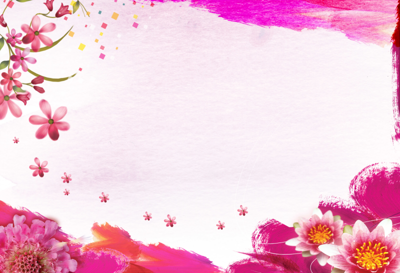花瓣粉色梦幻节日背景