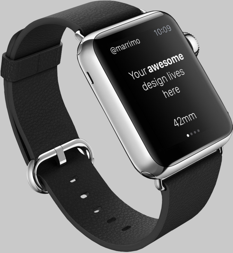 苹果iwatch手表PSD分层素材