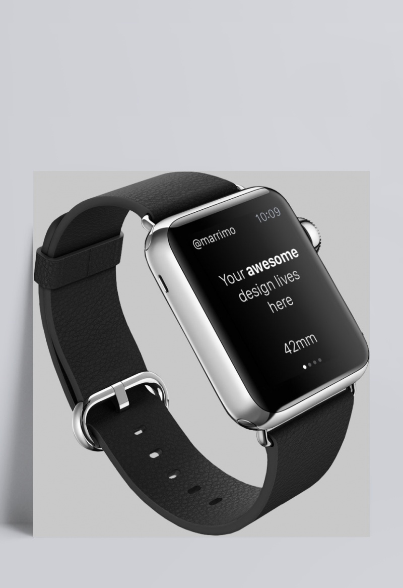 苹果iwatch手表PSD分层素材