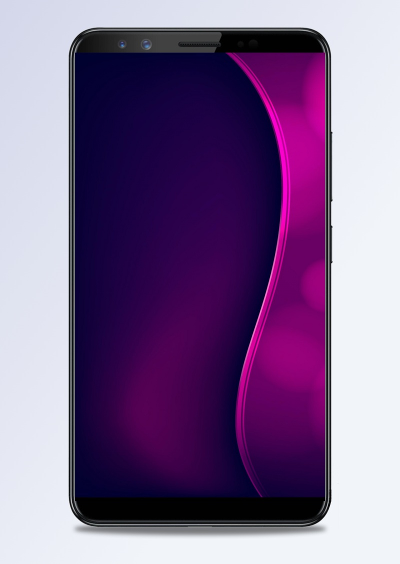 紫色科技光晕H5背景