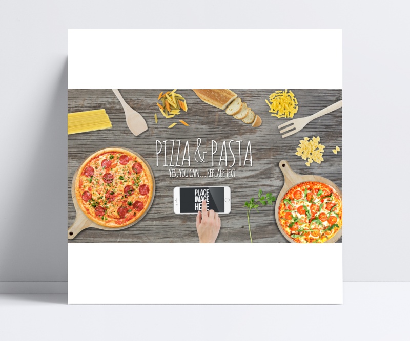 披萨订餐海报PSD素材