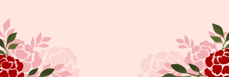 粉色花朵banner背景