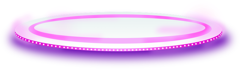 紫色圆形舞台开业