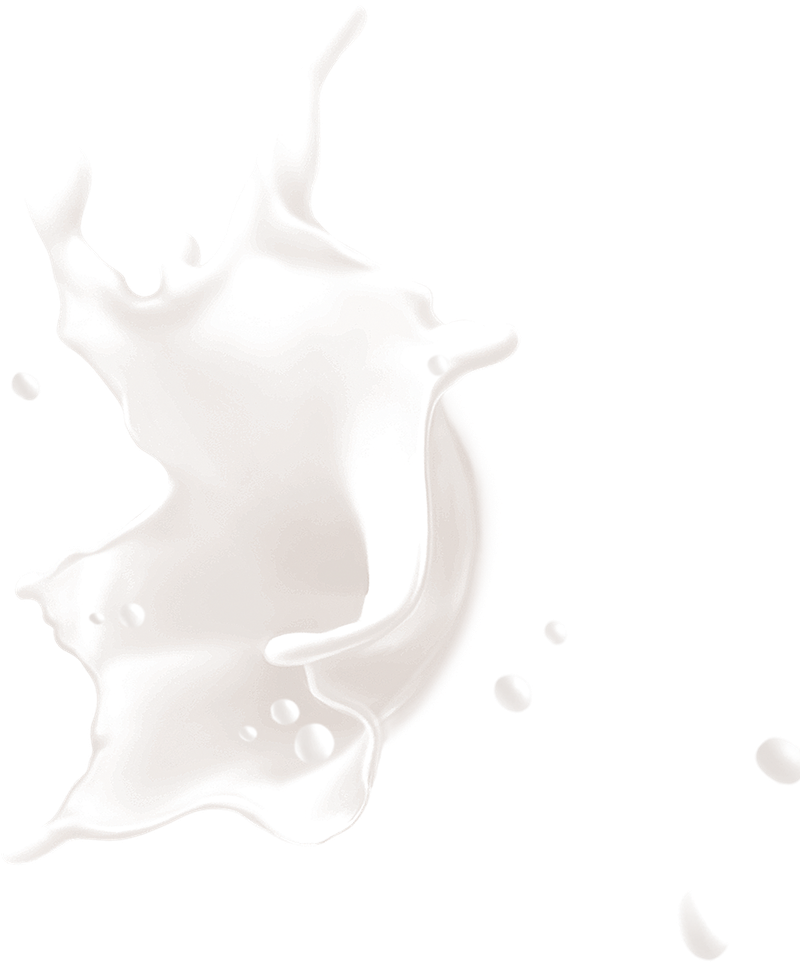 白色牛奶喷溅免抠素材图案