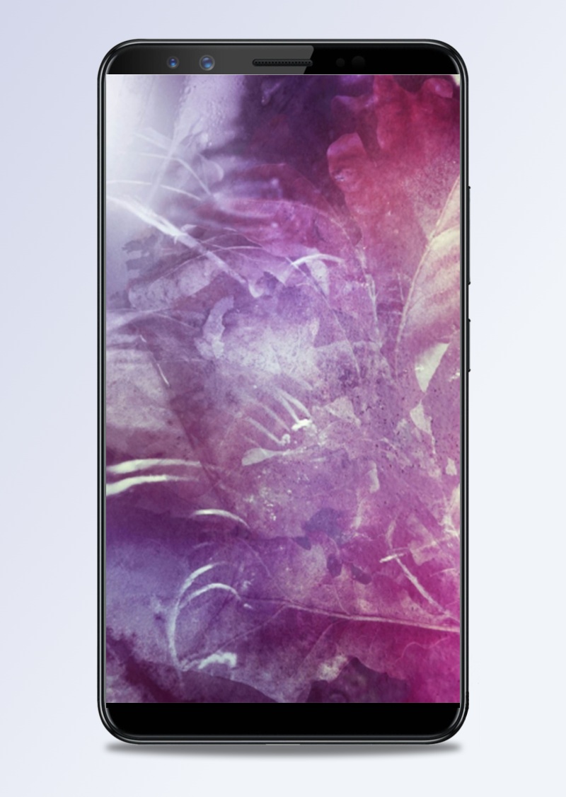 紫色质感H5素材背景