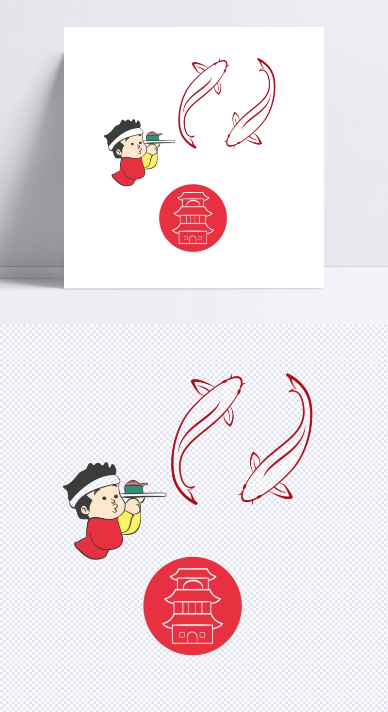 圣诞节字符,红色日本海报材料PNG剪贴画文本,海报,标志,日本食品,图片