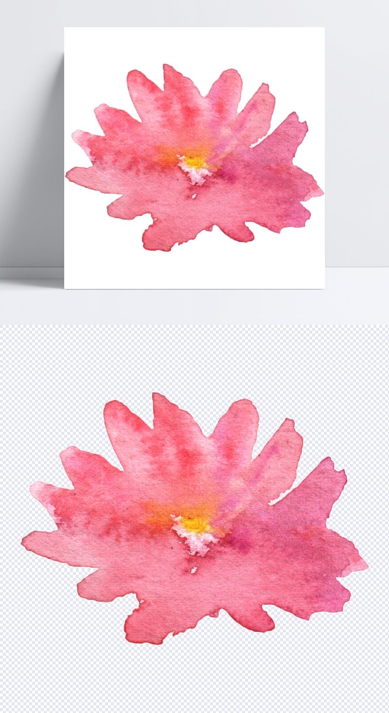 粉色花朵设计图片