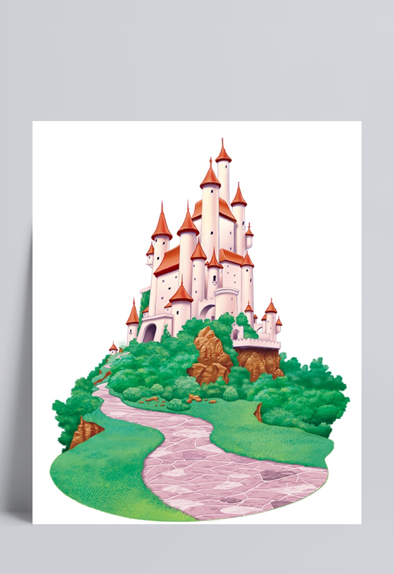 卡通森林城堡童话城堡