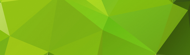 绿色几何多边形创意banner展板