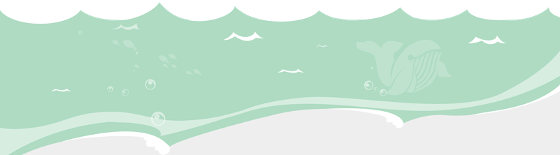 绿色海洋波浪边框纹理