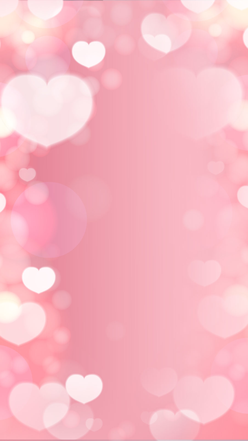 情人节爱心唯美浪漫粉色H5背景素材