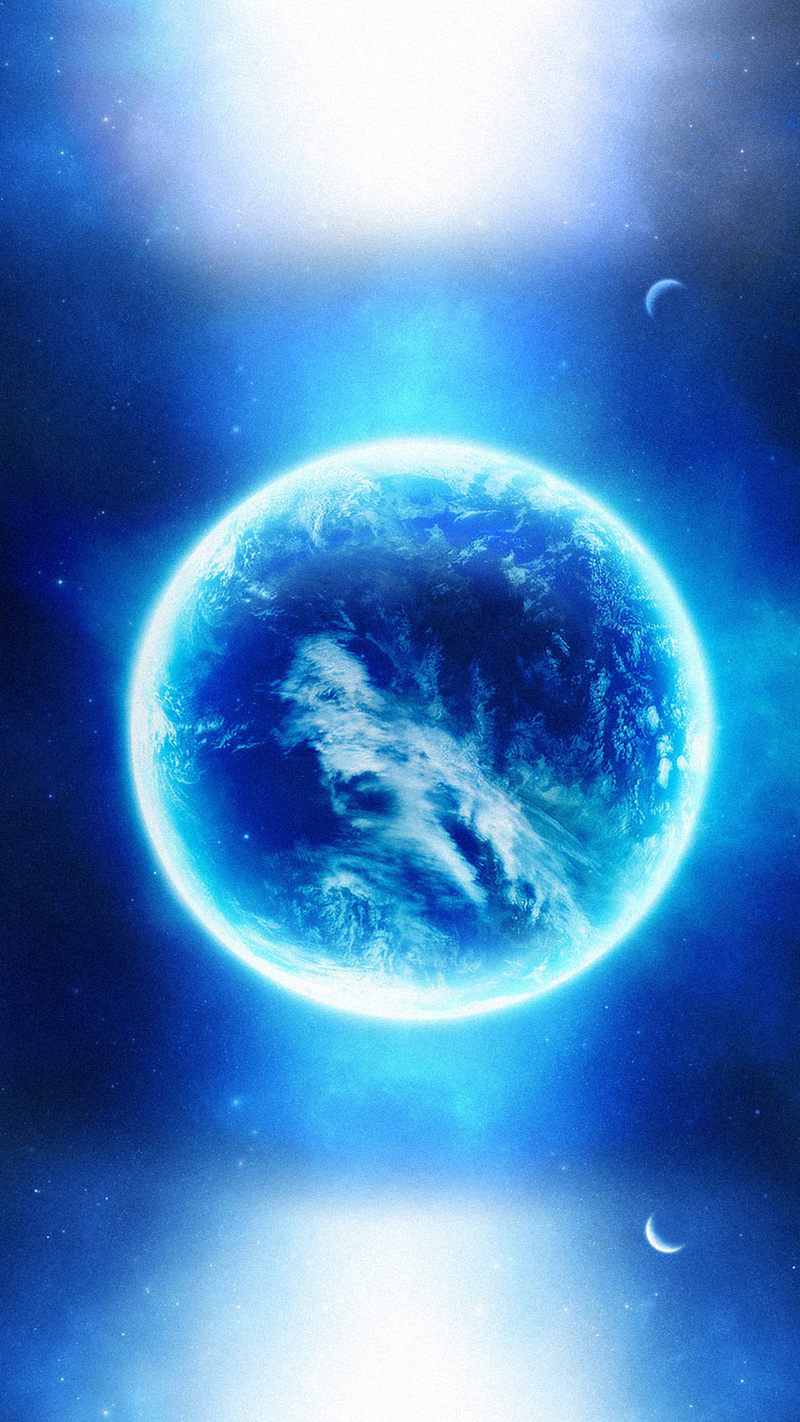 蓝色星球H5背景