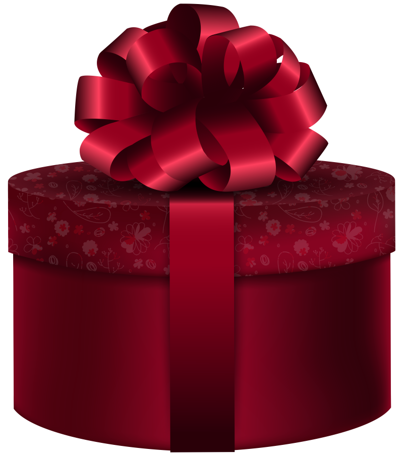 圣诞礼物,红色圆礼品PNG剪贴画紫色,剪贴画,礼品盒,洋红色,位图,图片