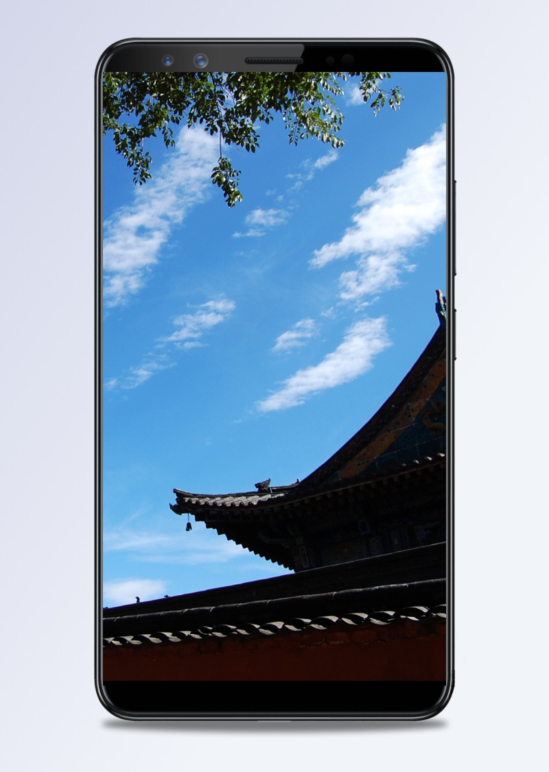 古典城墙中国风风景H5背景