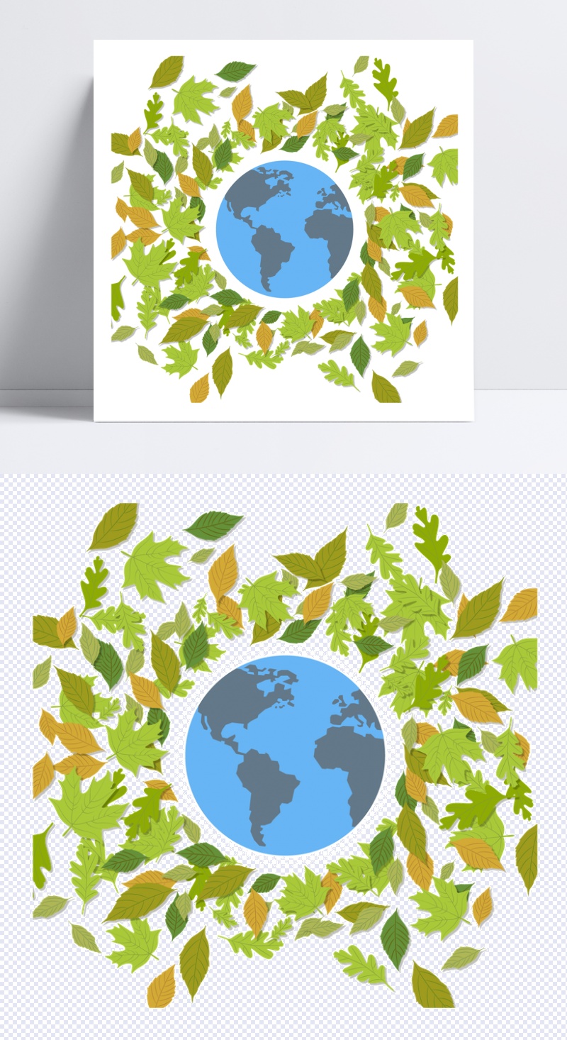 世界环境日绿色树叶