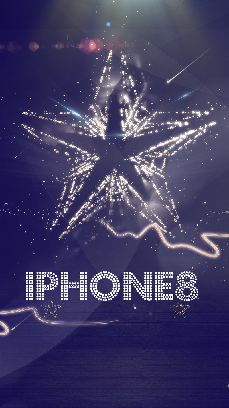 简约大气iphone8手预售宣传海报
