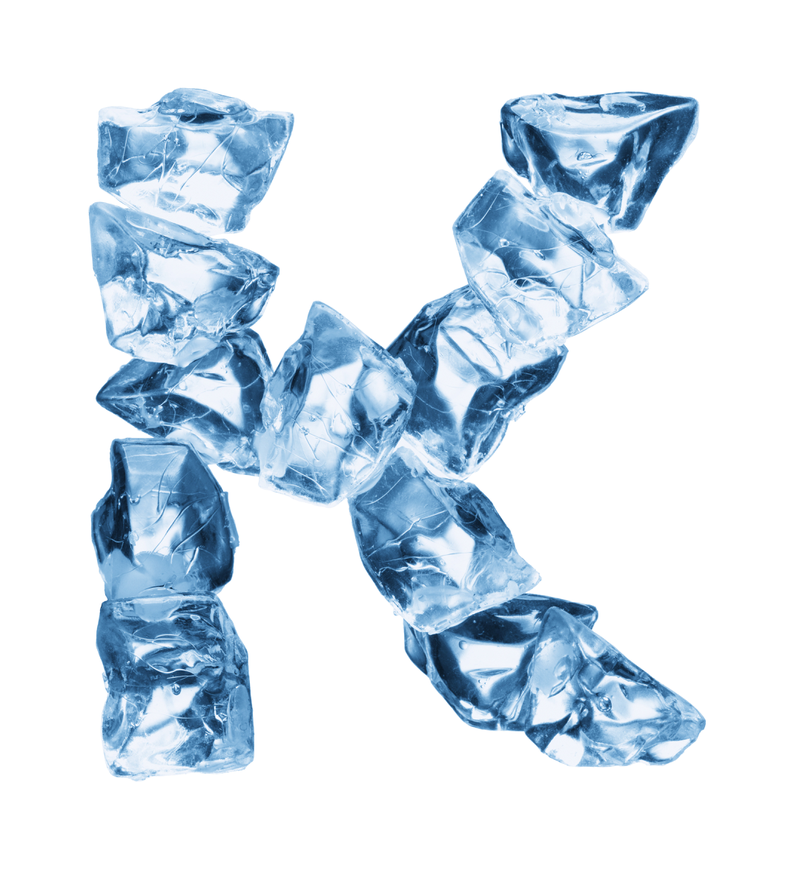冰块字母K