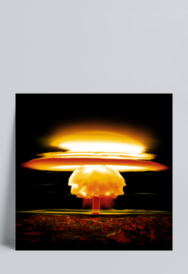 核武器爆炸蘑菇云火焰