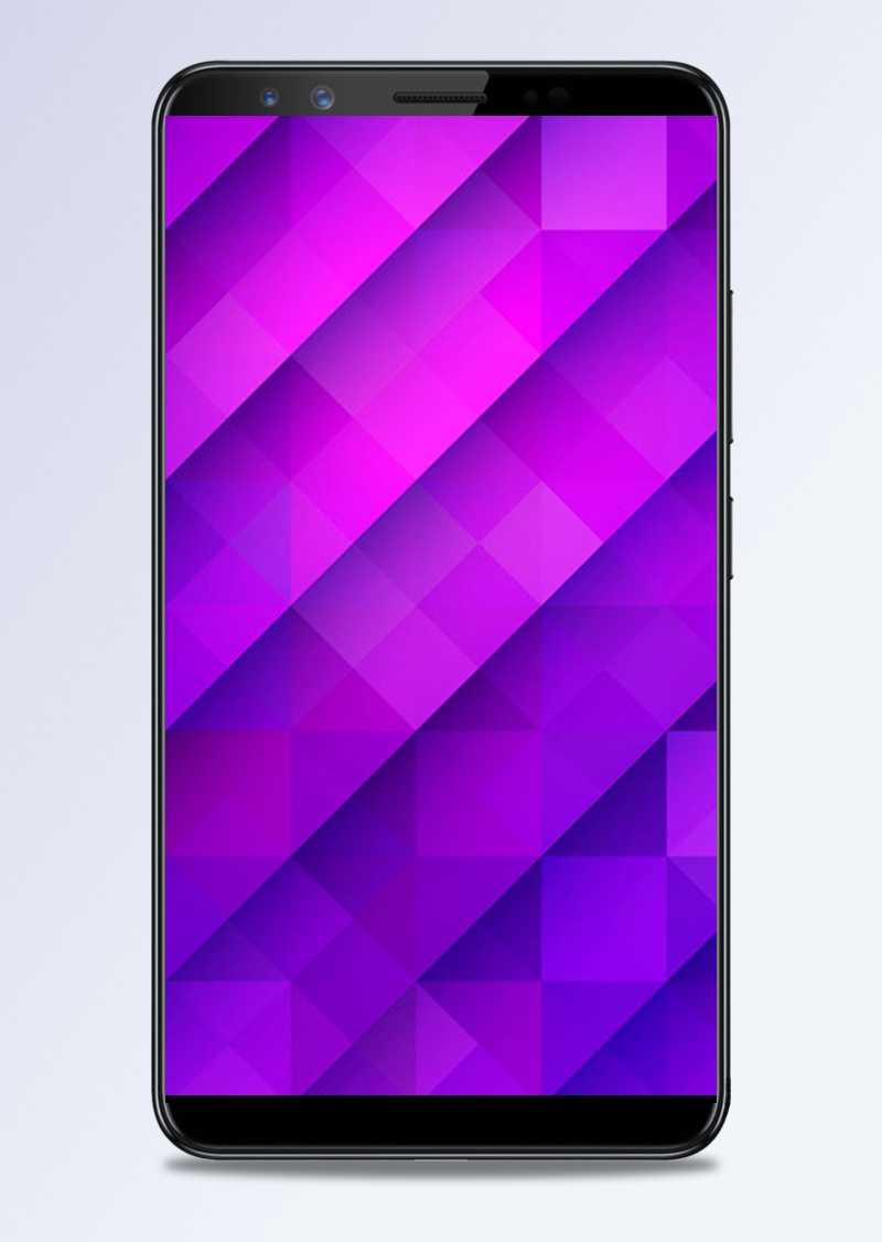 蓝紫色晶格化背景H5背景