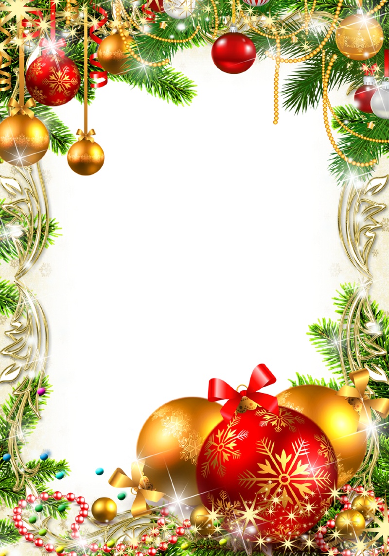 圣诞装饰边框素材免抠png透明图层素材