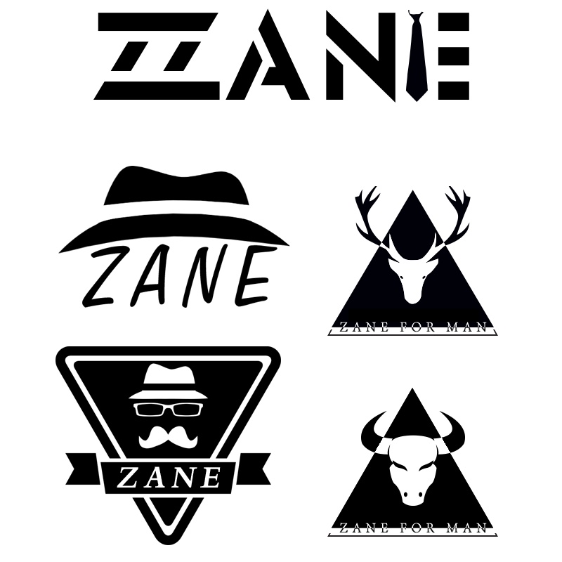 时尚潮标志 字母Z logo设计服装图标