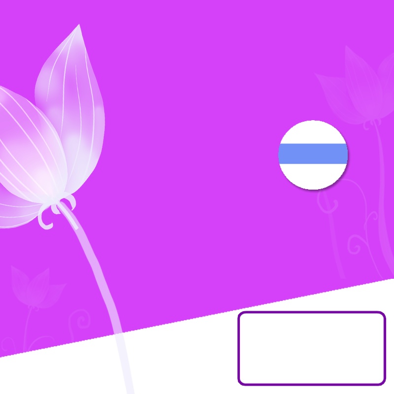 紫色大气花朵主图