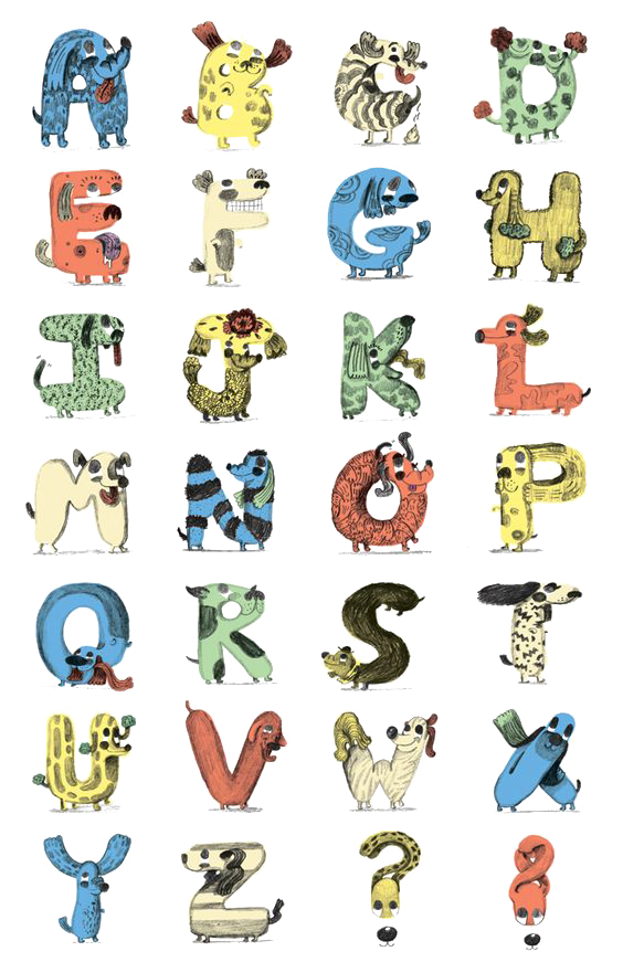 创意动物字母