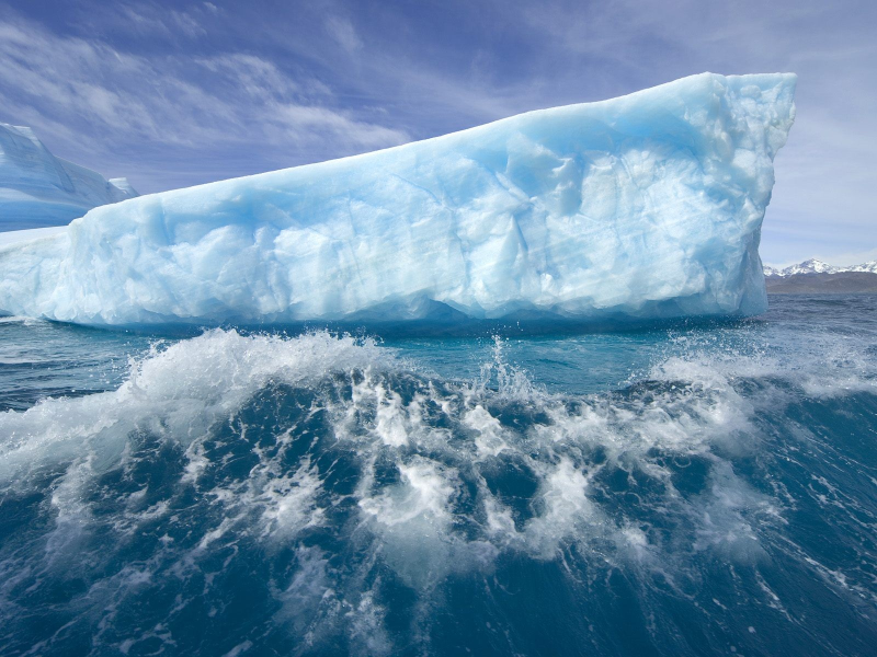 高清冰川海洋