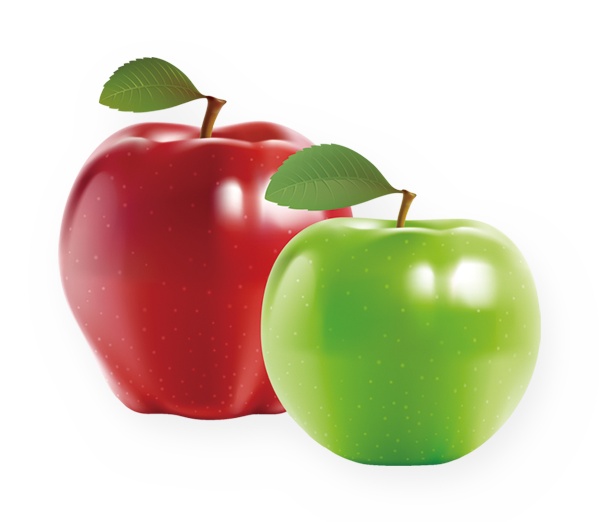 精美立体苹果植物元素