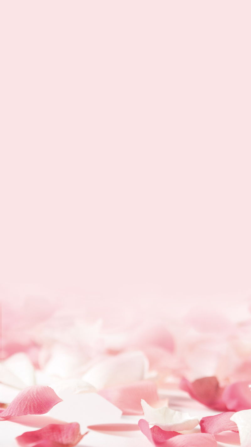 粉色浪漫花瓣化妆品H5背景