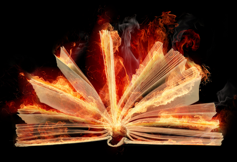 书本与火焰