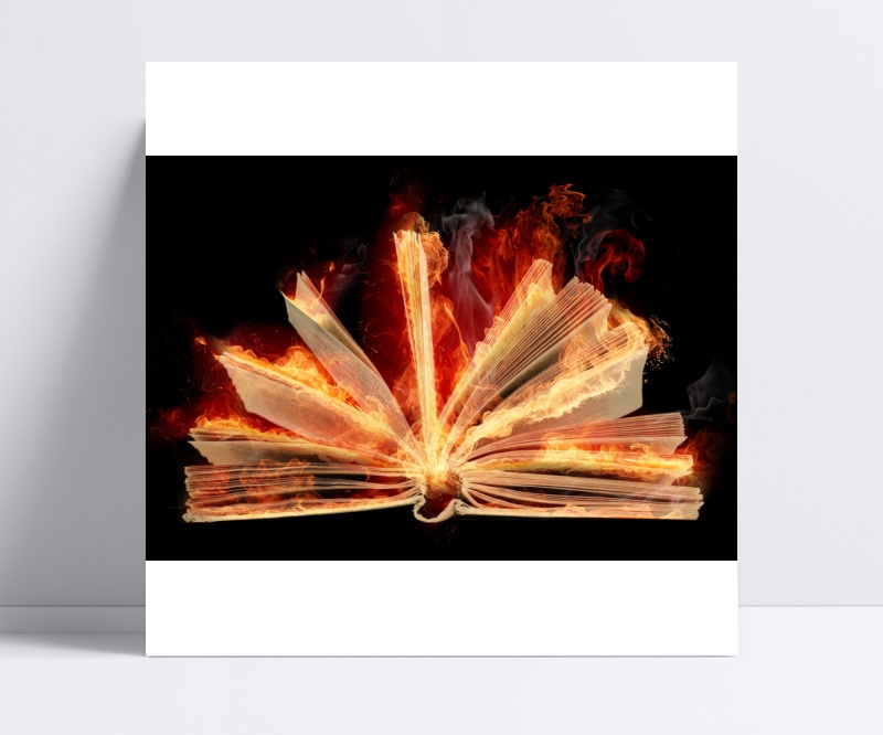 书本与火焰