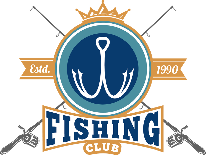 钓鱼俱乐部矢量图
