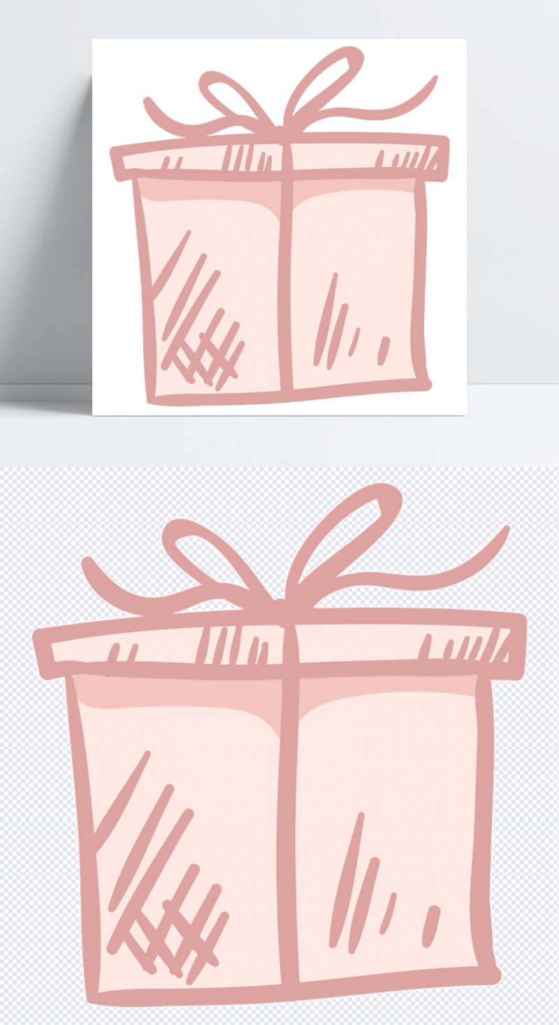 手绘礼物盒