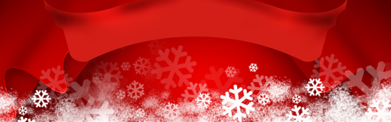 红色复古圣诞banner海报背景