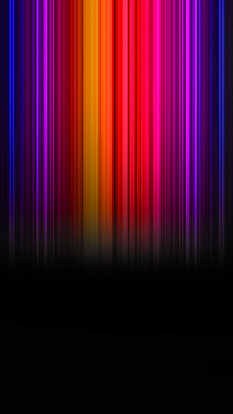 彩色光谱素材黑色背景H5背景图