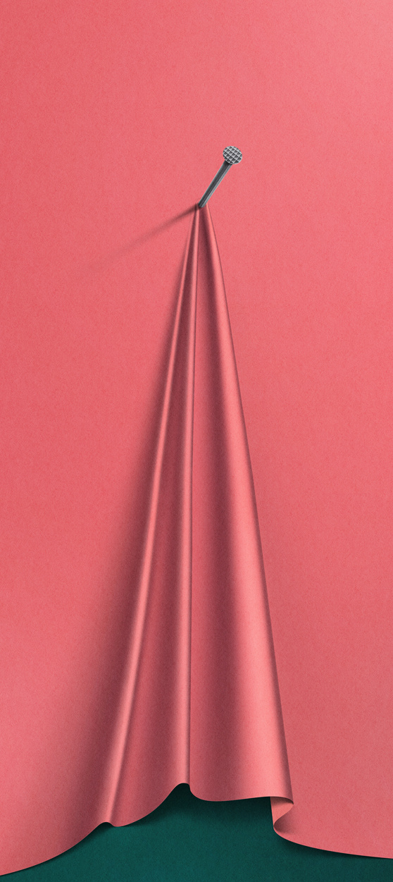 粉色表面圆钉简单设计