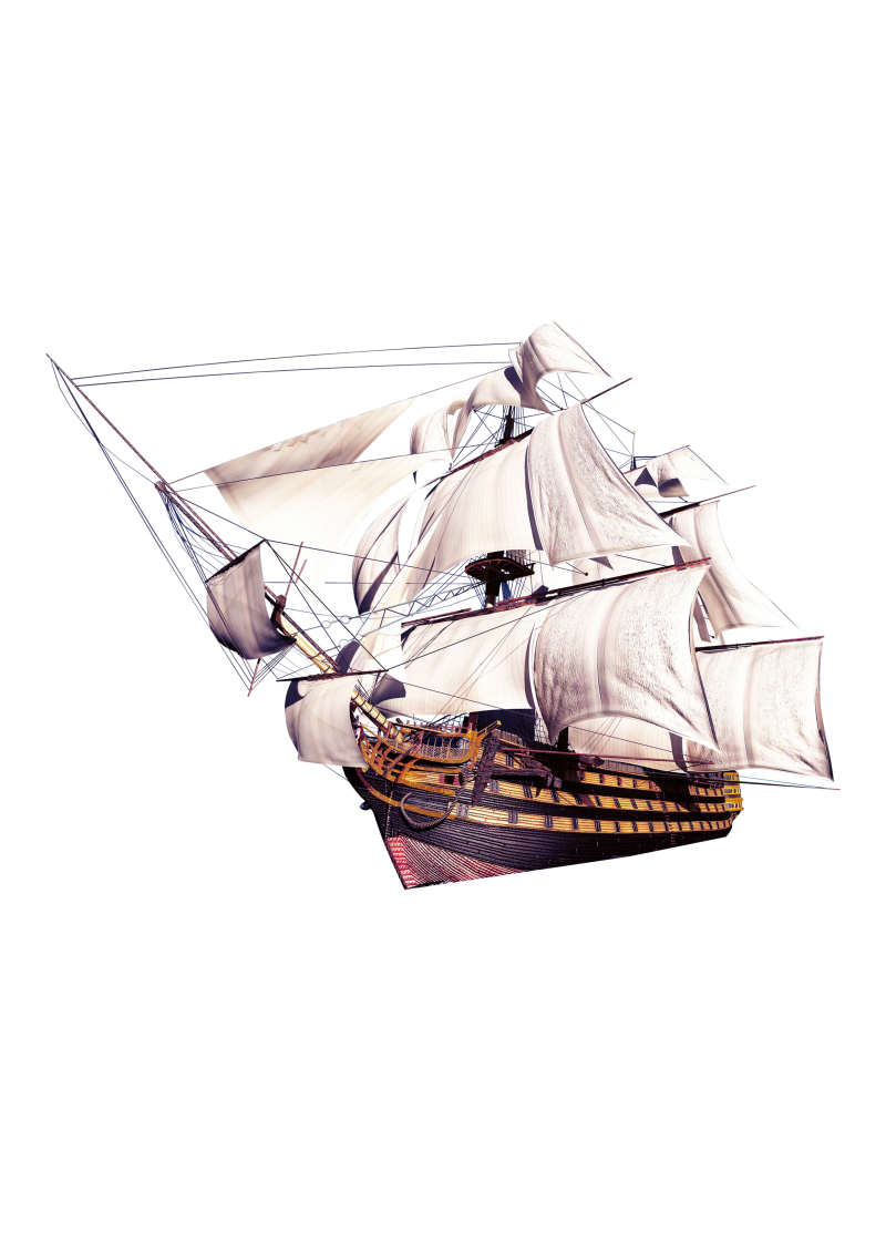 帆船装饰PNG图片下载含PSD
