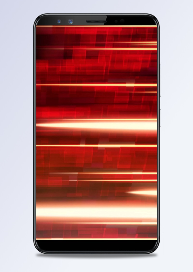 科技红色炫彩光效H5背景