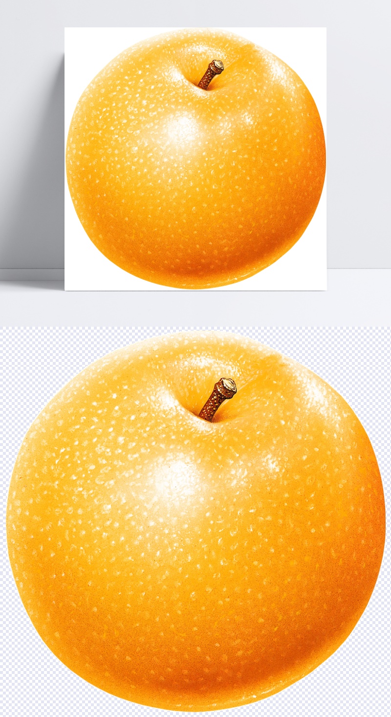 食物图案3d卡通 苹果梨