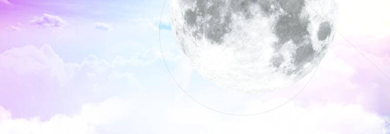 月亮横幅图片