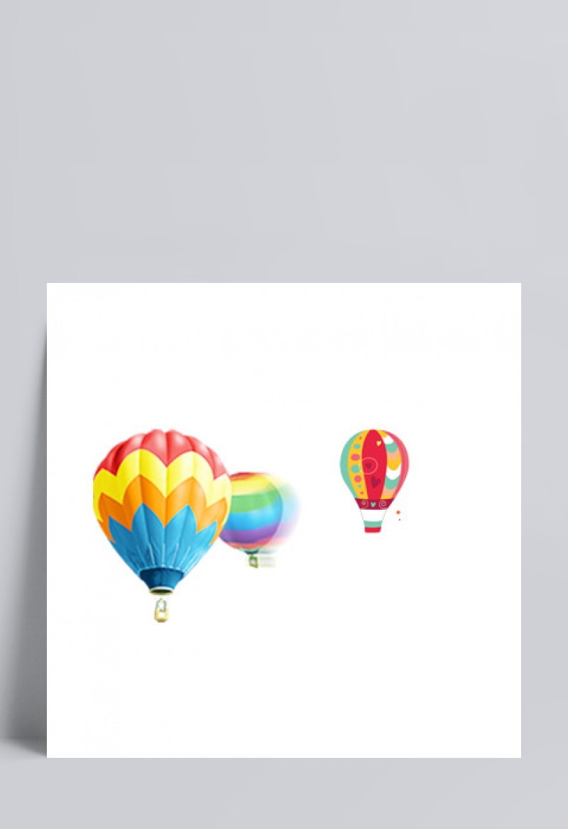 氢气球装饰PNG图片下载含PSD