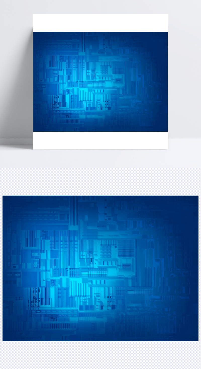 蓝色科技工作壁纸