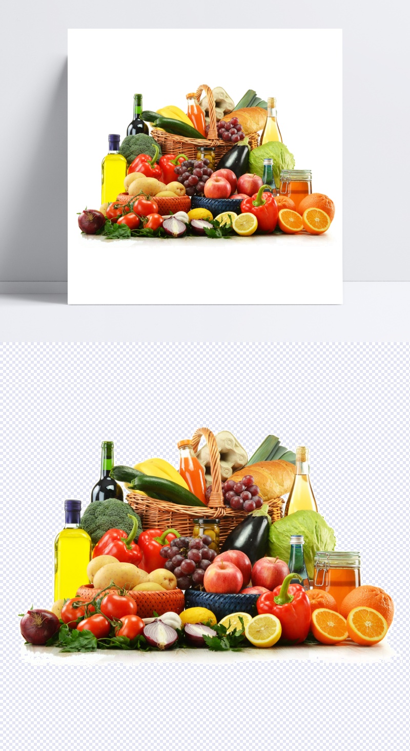 手绘3d手绘素材 蔬菜水果